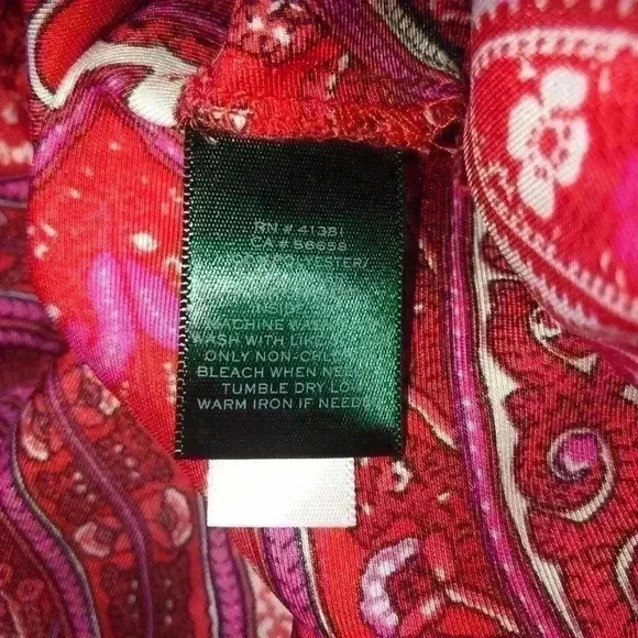 Lauren Ralph Lauren Ziakash Wide Leg Satin Drawstring Waist Pants NWOT S… - Picture 8 of 11